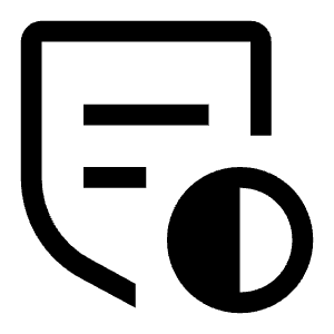 Rule Partial Icon from Carbon Set