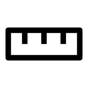 Ruler Icon from Carbon Set