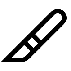 Scalpel Icon from Carbon Set