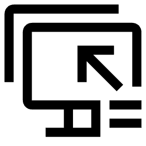 Screen Map Set Icon from Carbon Set