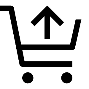Shopping Cart Arrow Up Icon from Carbon Set