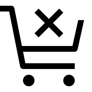 Shopping Cart Clear Icon from Carbon Set