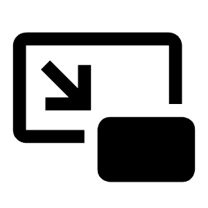 Shrink Screen Filled Icon from Carbon Set