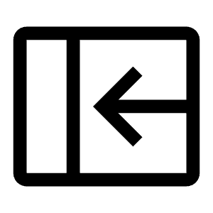 Side Panel Close Icon from Carbon Set