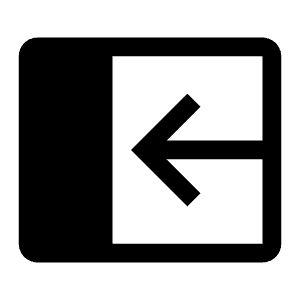 Side Panel Close Filled Icon from Carbon Set