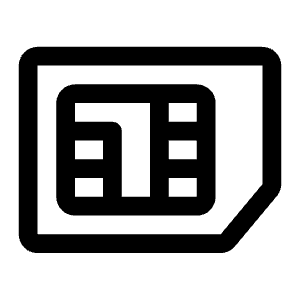 Sim Card Icon from Carbon Set