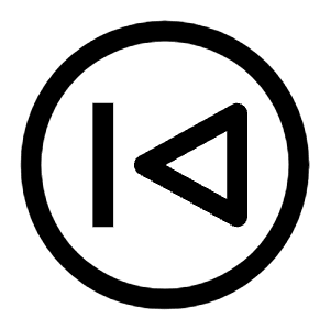 Skip Back Outline Icon from Carbon Set