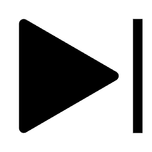 Skip Forward Filled Icon from Carbon Set