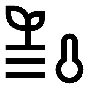 Soil Temperature Field Icon from Carbon Set