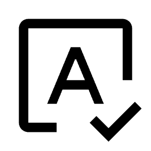 Spell Check Icon from Carbon Set