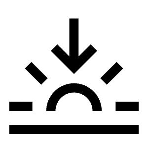 Sunset Icon from Carbon Set