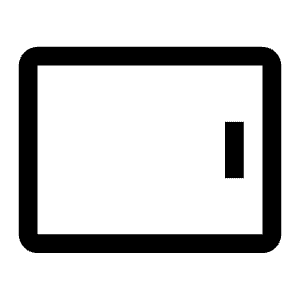 Tablet Landscape Icon from Carbon Set