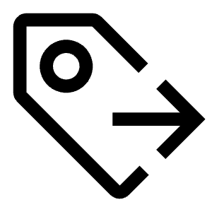 Tag Export Icon from Carbon Set