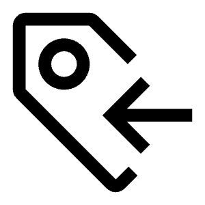 Tag Import Icon from Carbon Set