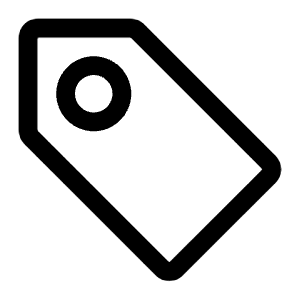 Tag Icon from Carbon Set