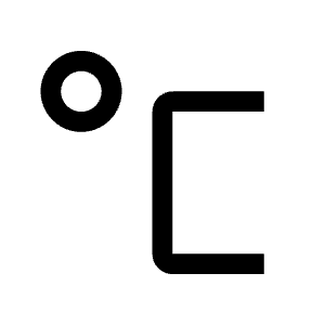 Temperature Celsius Alt Icon from Carbon Set