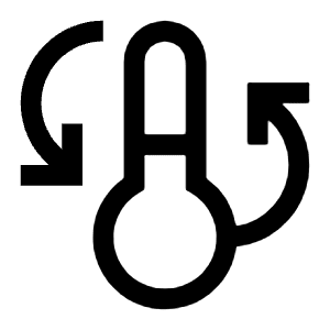 Temperature Inversion Icon from Carbon Set