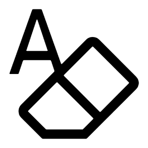 Text Clear Format Icon from Carbon Set