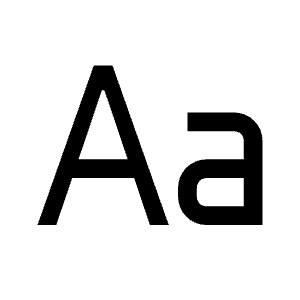 Text Font Icon from Carbon Set