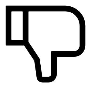 Thumbs Down Icon from Carbon Set