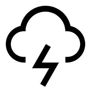 Thunderstorm Icon from Carbon Set