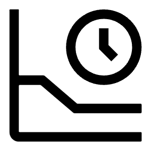 Time Plot Icon from Carbon Set