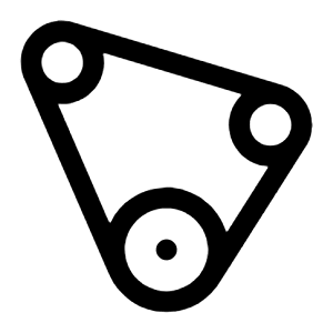 Timing Belt Icon from Carbon Set