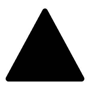 Triangle Solid Icon from Carbon Set