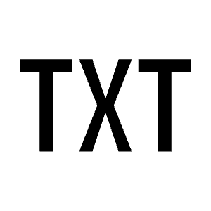 TXT Icon from Carbon Set