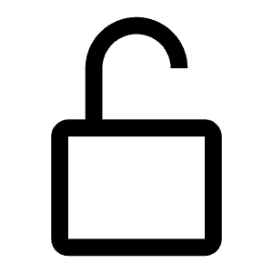Unlocked Icon from Carbon Set