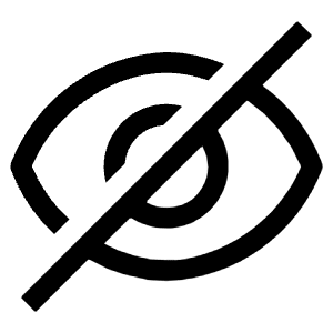 View Off Icon from Carbon Set