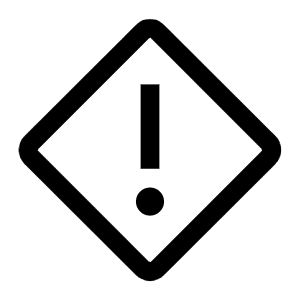 Warning Diamond Icon from Carbon Set