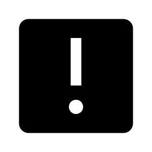 Warning Square Filled Icon from Carbon Set