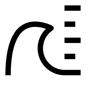 Wave Height Icon from Carbon Set