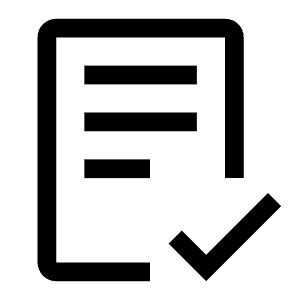 White Paper Icon from Carbon Set