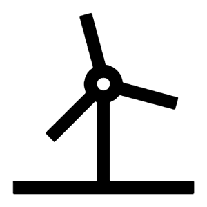 Wind Power Icon from Carbon Set