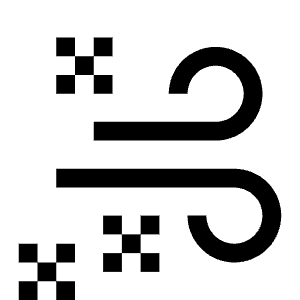 Windy Snow Icon from Carbon Set