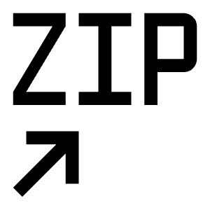 ZIP Reference Icon from Carbon Set