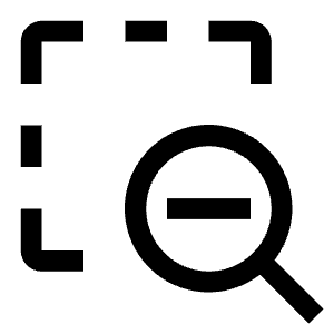 Zoom Out Area Icon from Carbon Set