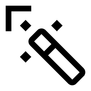Interactive Segmentation Cursor Icon from Carbon Set
