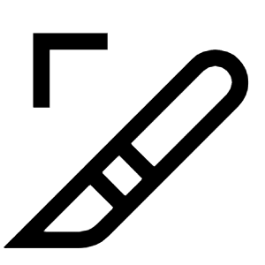 Scalpel Cursor Icon from Carbon Set