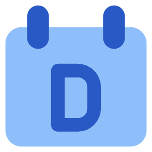 Calendar Day View Daily Icon from Core Flat Set