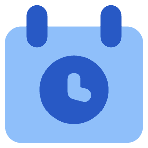 Calendar Schedule Icon from Core Flat Set
