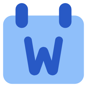 Calendar Week View Weekly Icon from Core Flat Set