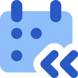 Past Event Previous Icon from Core Flat Set