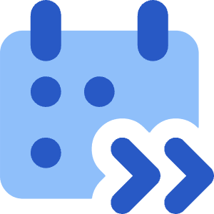 Upcoming Event Next Icon from Core Flat Set