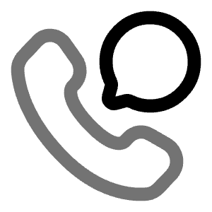 Call Chat Icon from Solar Line Duotone Set