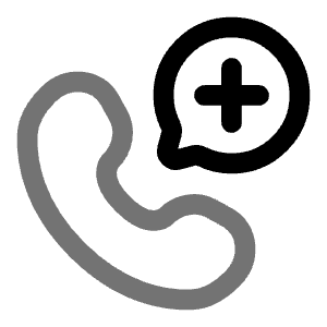 Call Medicine Rounded Icon from Solar Line Duotone Set