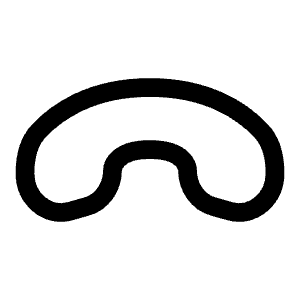 End Call Rounded Icon from Solar Linear Set