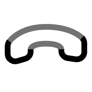 End Call Icon from Solar Line Duotone Set